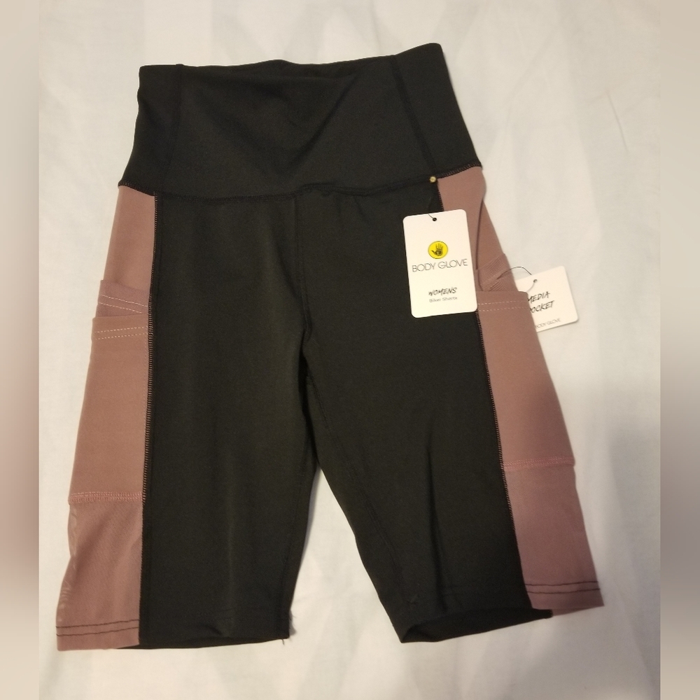 NWT Body Glove Biker Shorts Women's Size Small Color Black